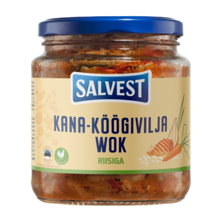 SALVEST Kana-köögiviljawok riisiga 530 g