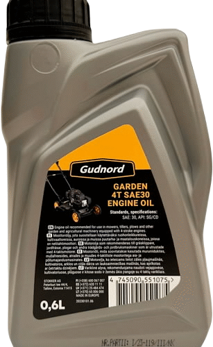 Muruniidukiõli Garden 4T SAE30 0,6L