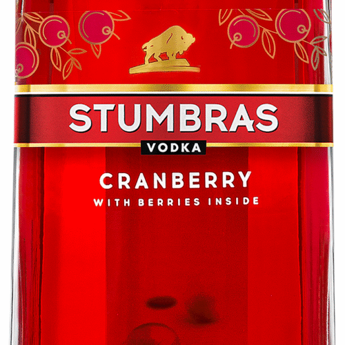 Stumbras VODKA Cranberry 40% 0,5L