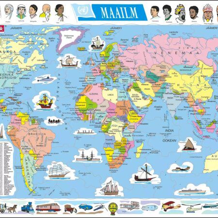 Puzzle Maailmakaart-K1