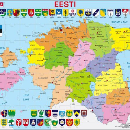 Puzzle Eesti poliitiline (uus) K14EE