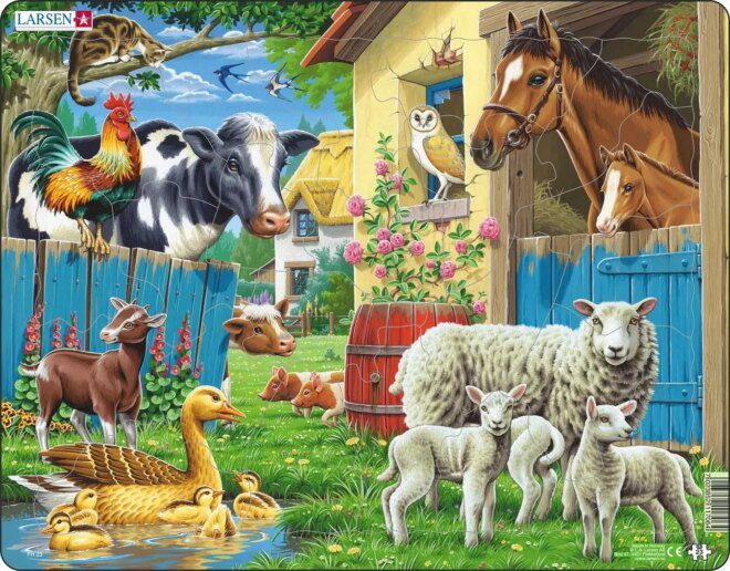 Larsen Puzzle Farmiloomad Maxi FH23