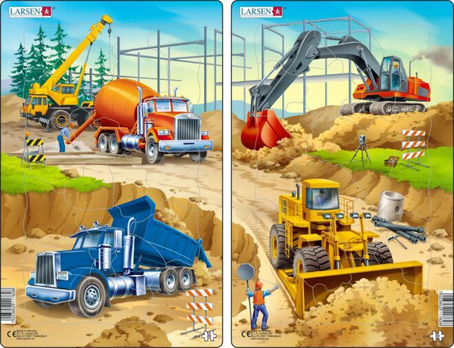 Larsen Puzzle Tee-ehitusmasinad MIDI U4