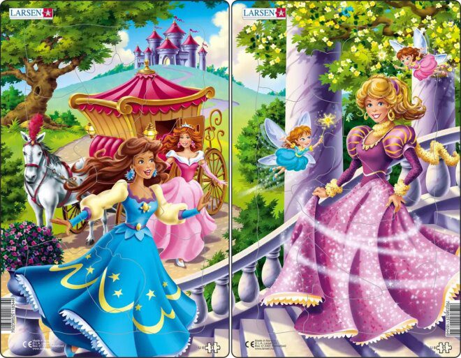 Larsen Puzzle Printsessid Midi U8