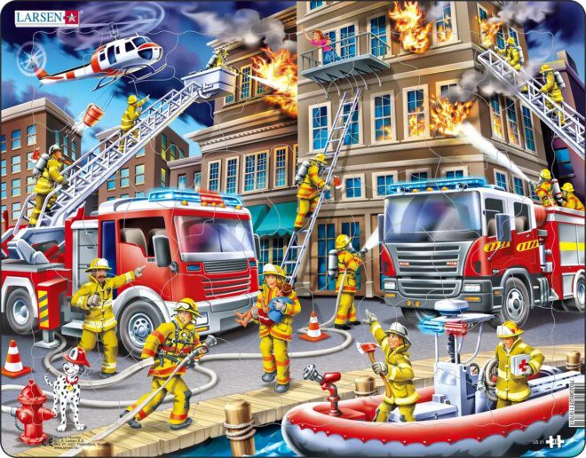 Larsen Puzzle Tuletõrjujad MAXI US21