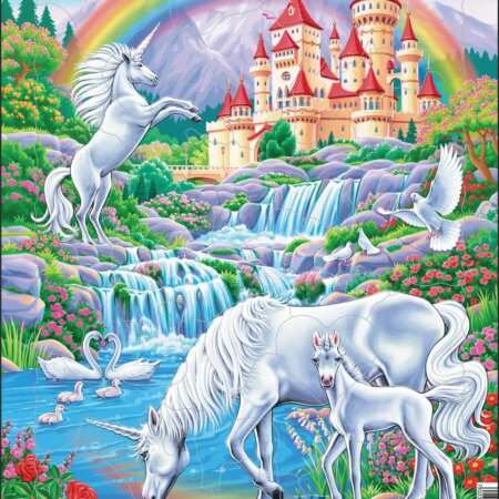 Puzzle Valged Ükssarved MAXI PG2