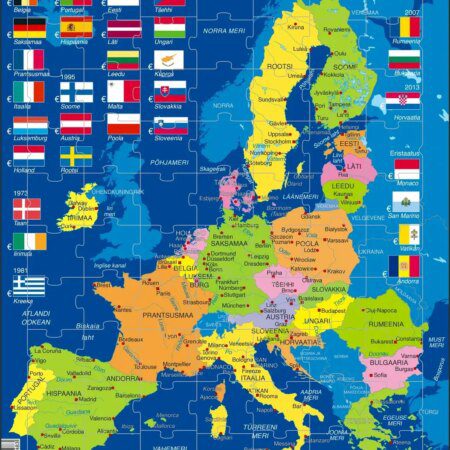 Puzzle Euroopa Liit GB A39