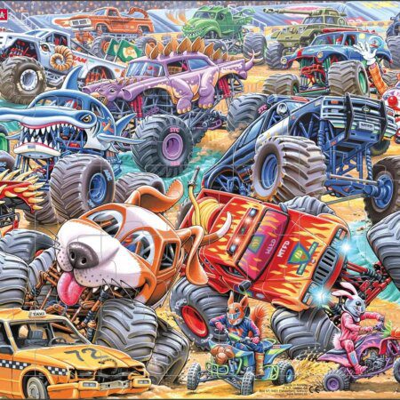 Puzzle Monsterautode võidusõit MAXI PG5