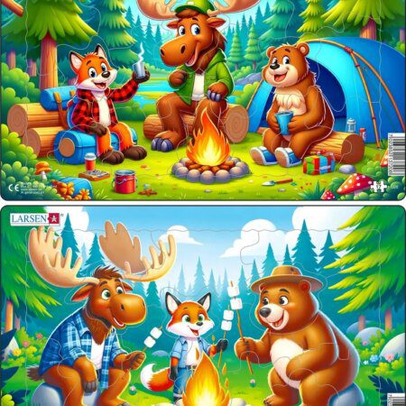 Puzzle Sõbrad lõkke ääres U26