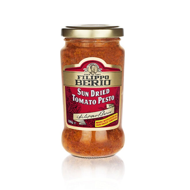 Pesto rosso/päikesekuivatatud tomatitega pesto 190g