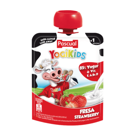 PASCUAL YOGIKIDS jogurtipuding maasikas 80g