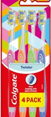 Colgate Hambaharjad TWISTER medium 4TK