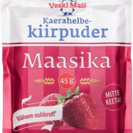 Veski Mati Kaerhelbe kiirpuder maasika 45g