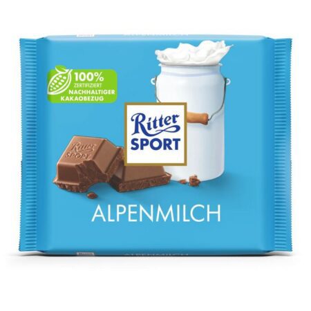 Ritter Sport Piimašokolaad alpi piimaga 100g