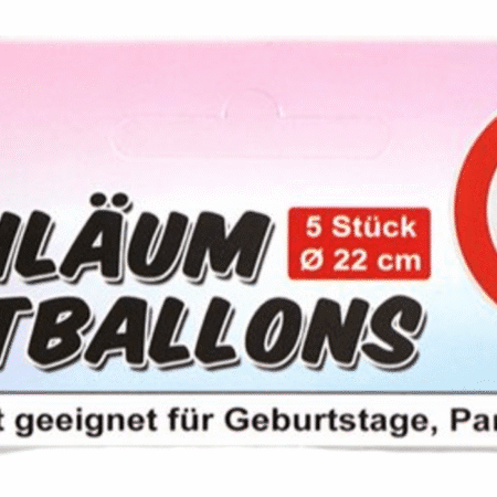 Õhupallid "18" ø22cm  5tk pakis