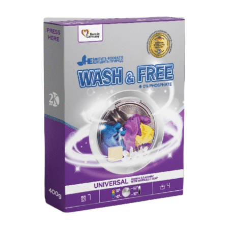 WASH&FREE Pesupulber Jasmiiniga 400g