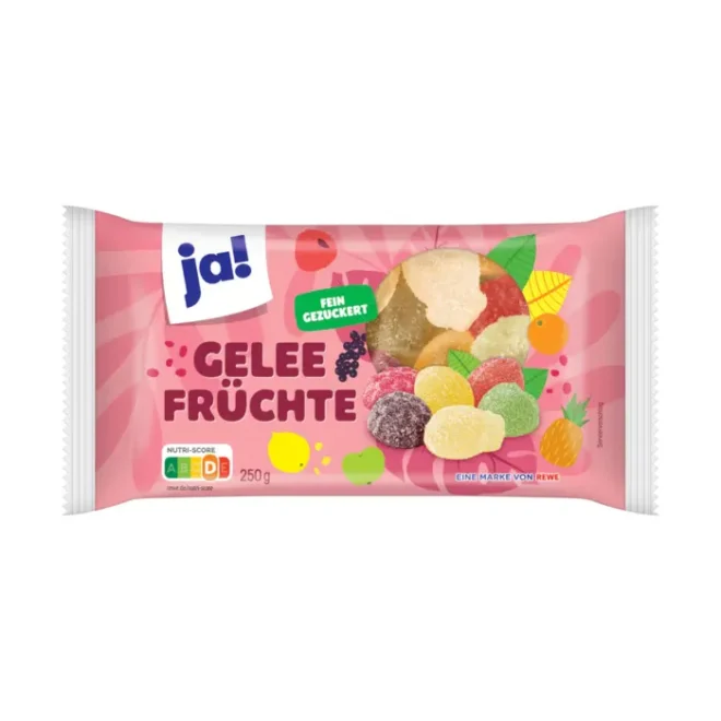 Ja! Marmelaadikommid suhkruga 250g