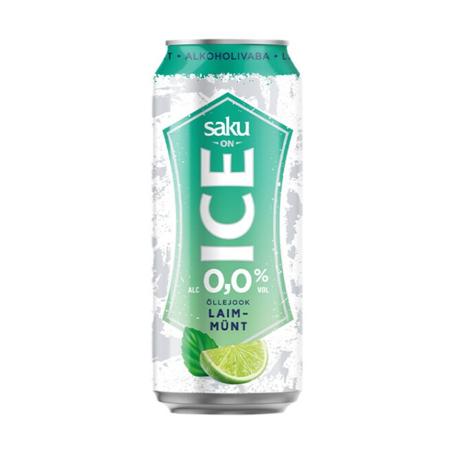 Saku On Ice laimi-mündi alkoholivaba õlu 0,5L