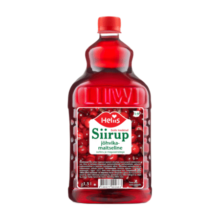 Siirup jõhvikamaitseline 1,5L