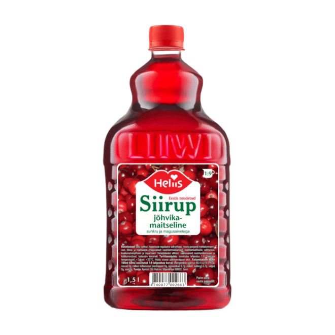 Siirup jõhvikamaitseline 1,5L