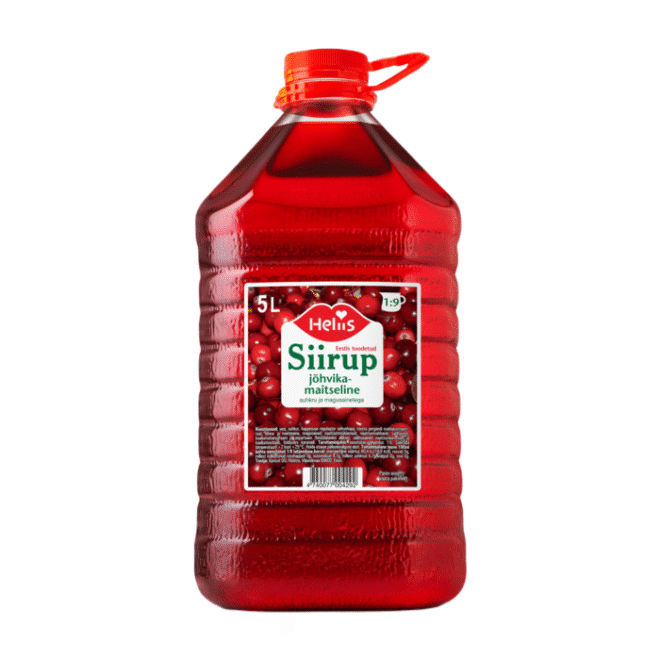 Siirup jõhvikamaitseline 5L