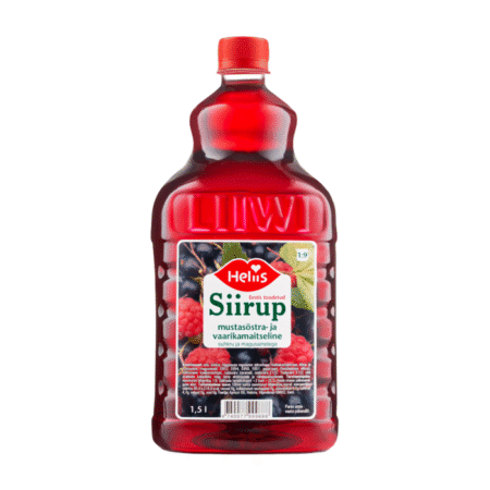 Siirup mustsõstra- ja vaarikamaitseline 1,5L