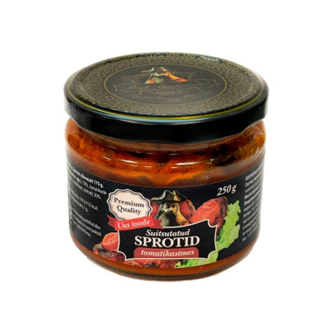 Pirate Barbarossa sprotid tomatikastmes 250g
