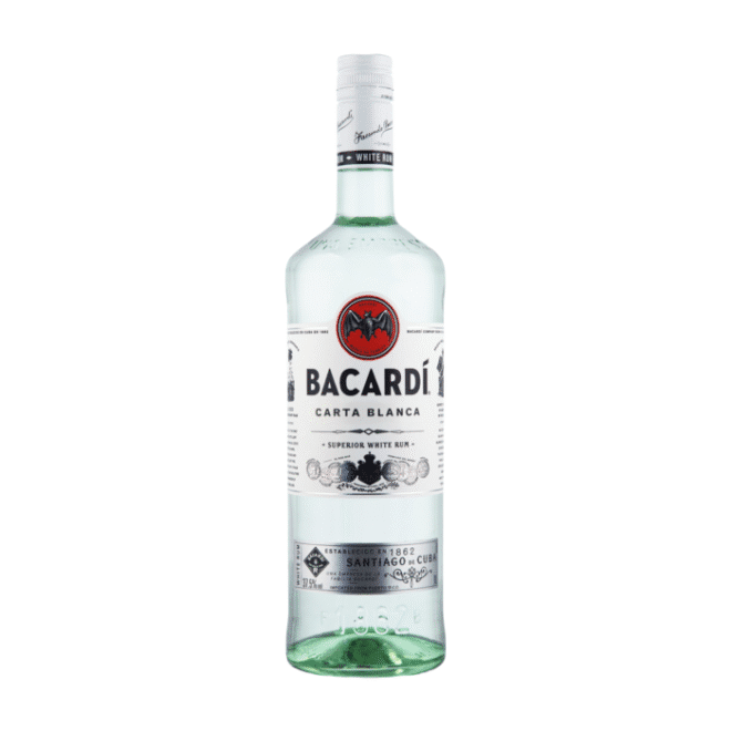 Bacardi Carta Blanca 37,5% 1,0L