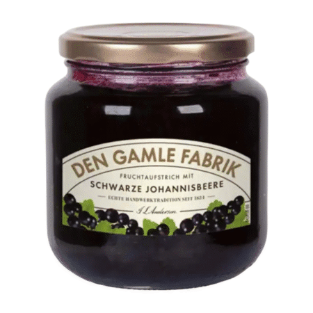 Den Gamble Fabrik Mustsõstramoos 600g