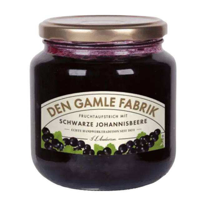 Den Gamble Fabrik Mustsõstramoos 600g