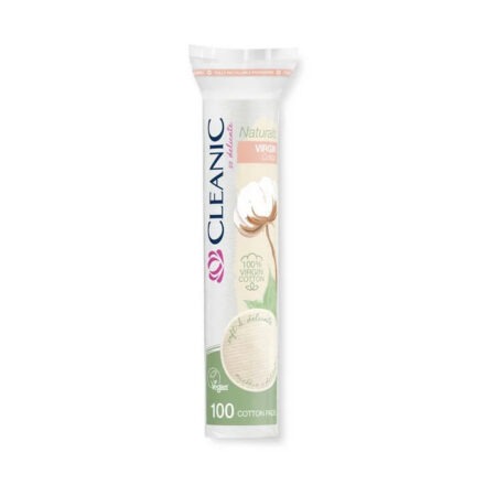 Cleanic Naturals Virgin Cotton Kosmeetilised vatipadjad 100tk