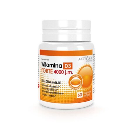 ActivLab Vitamiin D3 4000 IU 60-kapslit
