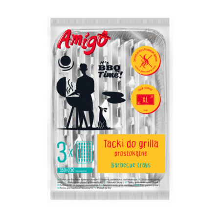 AMIGO Alumiiniumist grillplaat 230mm x 350mm 3tk
