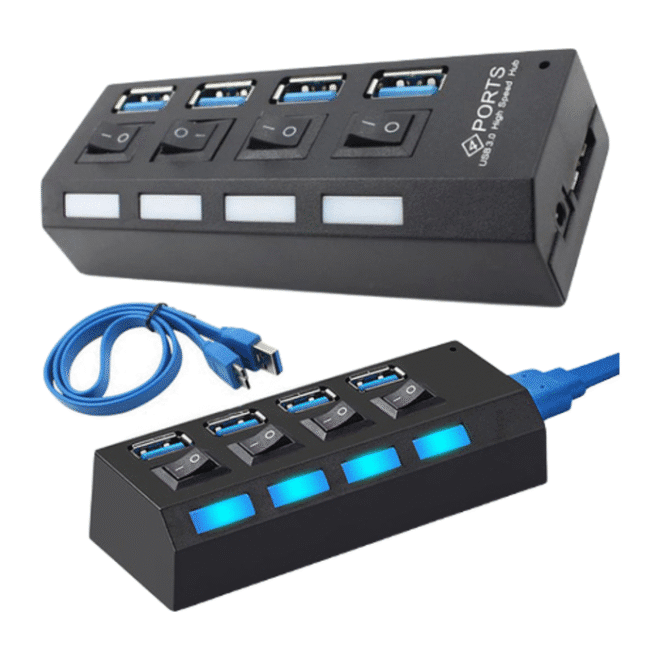 4x usb 3.0 jaoturi pordi splitter