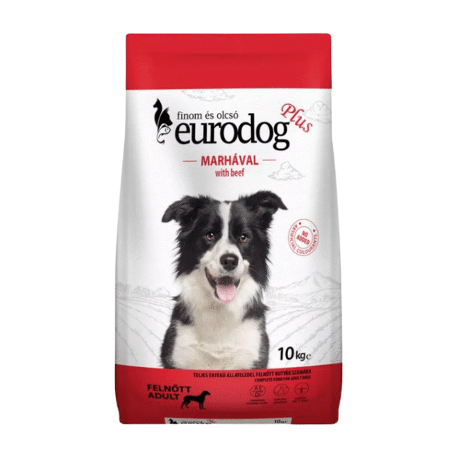 EuroDog Plus Kuiv koeratoit veiselihaga 10kg