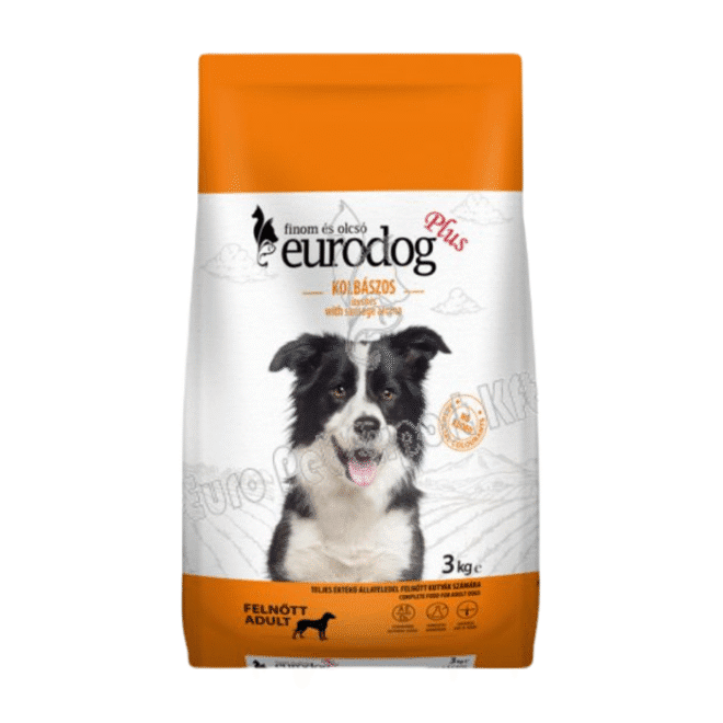 EuroDog Plus Koerte kuivtoit vorstiga 3kg