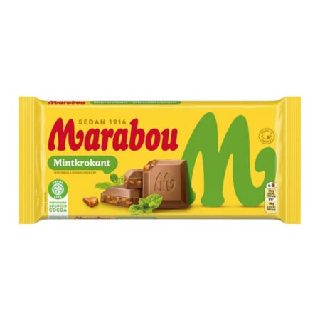 Marabou Mint Krokant Piimašokolaad 200g