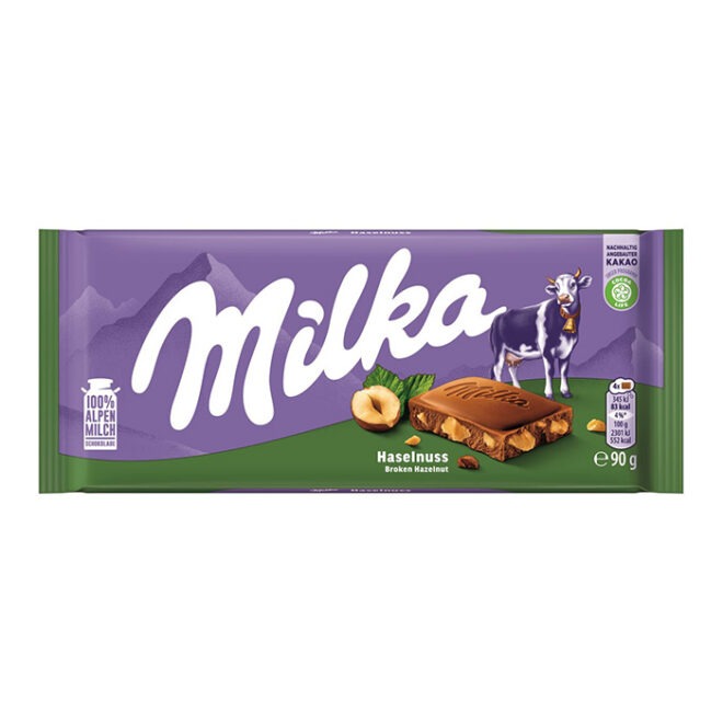 Milka Piimašokolaad Tervete Pähklitega 90g