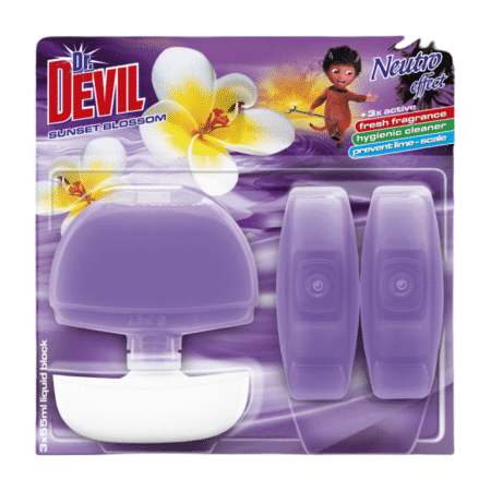 Dr. Devil WC-värskendaja Sunset Blossom 3x55ml