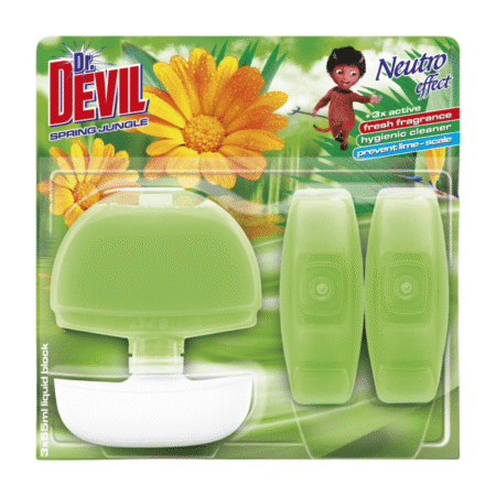 Dr. Devil WC-värskendaja Spring Jungle 3x55ml
