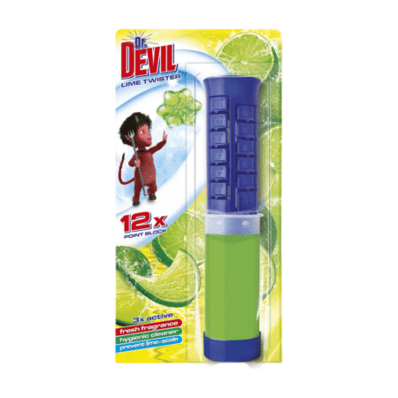 Dr. Devil 3in1 WC-värskendaja Lime Twister 75ml
