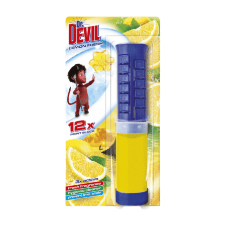 Dr. Devil 3in1 WC-värskendaja Lemon Fresh 75ml