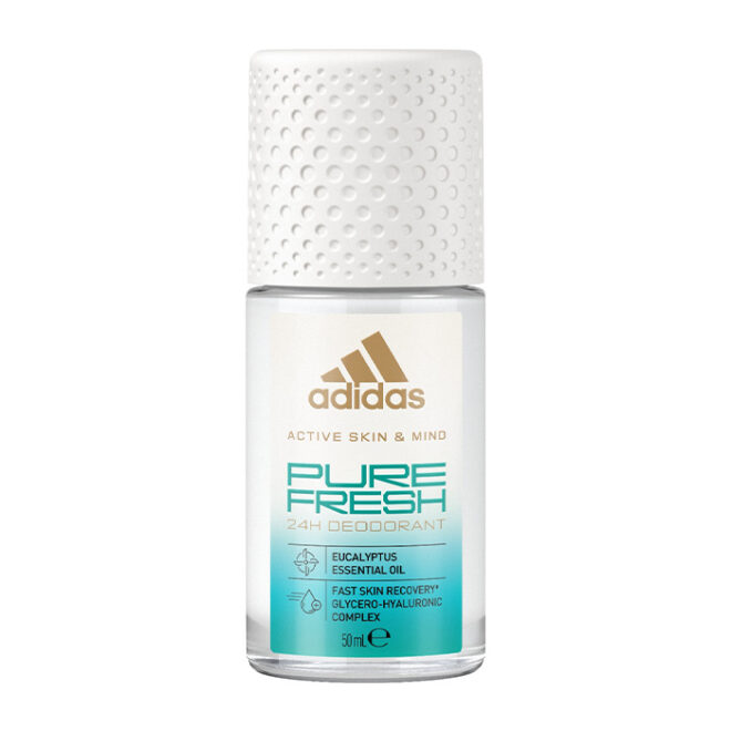Adidas Rulldeodorant naistele PURE FRESH 50ml