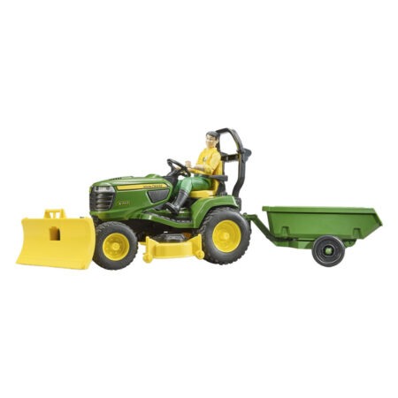 Bruder John Deere murutraktor haagise- ja töölisega