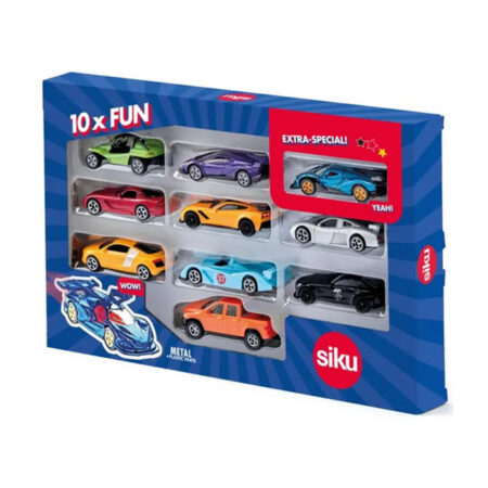 Sportautode komplekt 10tk