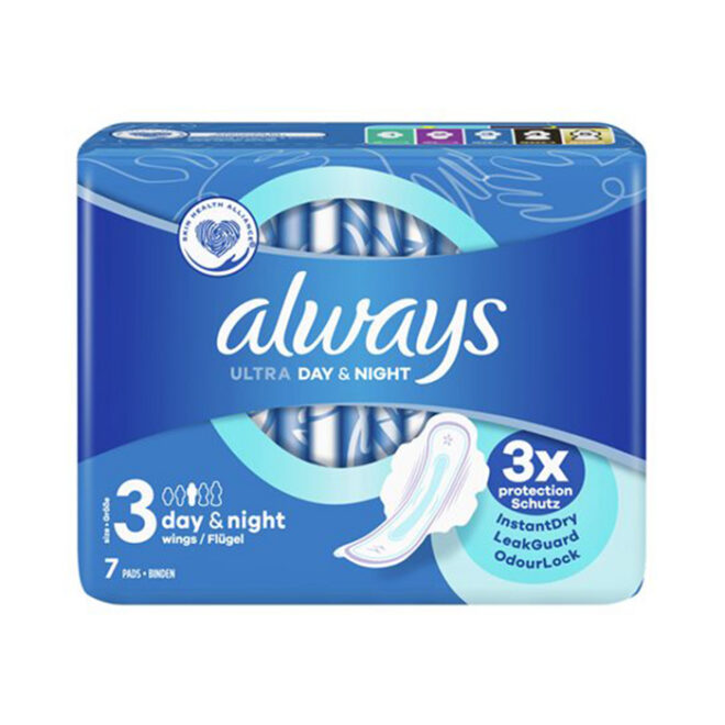 Always Ultra Day & Night hügieenisidemed 7tk