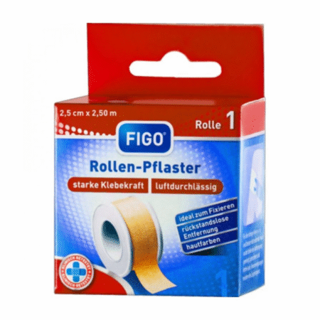 FIGO Fikseeriv teip pruun 2,5cm x 2,5m 1TK