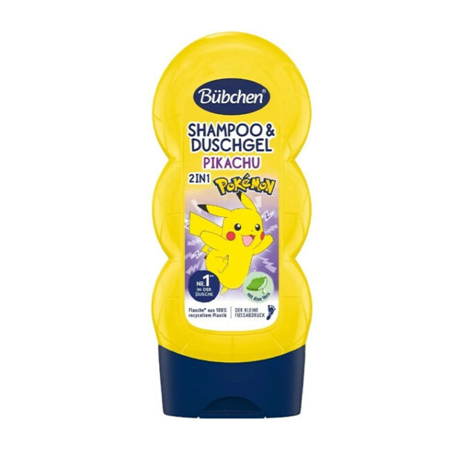Bübchen Shampoo ja suihkugeeli Pickachu 230ml