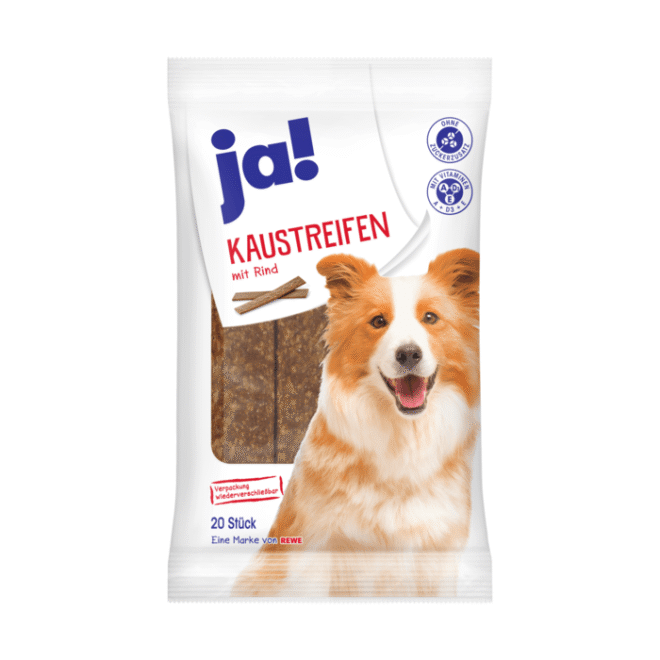 ja! Närimisribad veiselihaga 200g