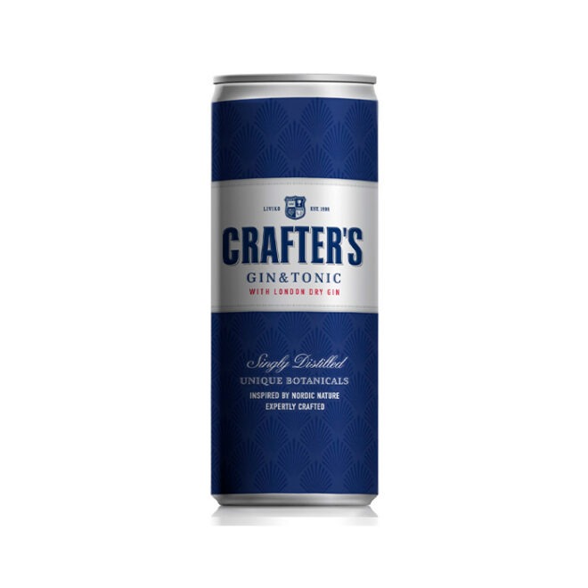 Crafter's London Dry Gin & Tonic 5,5% 0,250 l